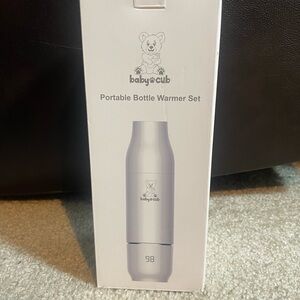 baby cub Portable Bottle Warmer Set — White